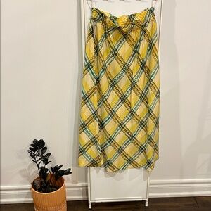 Wilfred Jazz Silk Skirt in Firefly Teal